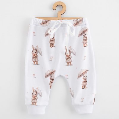 New Baby Dětské bavlněné kalhoty Jogger For Babies bunny – Zboží Dáma