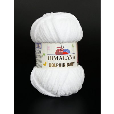 Himalaya Příze Dolphin Baby 80301 - bílá – Zboží Dáma