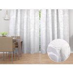 Biante Dekorační závěs Monako PM-125 Velký zámecký vzor bílý - šířka 140 cm 140x140 cm – Hledejceny.cz