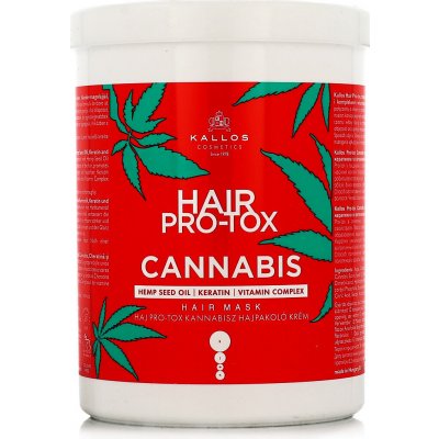Kallos Hair Pro-Tox Cannabis maska na vlasy s konopným olejem a keratinem 1000 ml – Zboží Mobilmania