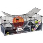 Ferplast MULTIPLA HAMSTER LARGE klec pro křečky a myši 107,5 x 37,5 x 42 cm – Sleviste.cz