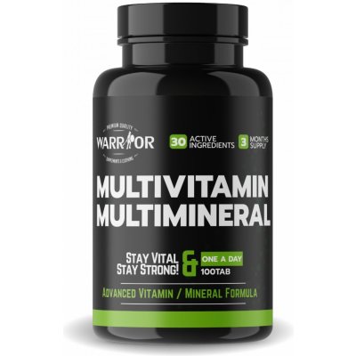 Warrior Multivitamin Multiminerál 100 kapslí – Hledejceny.cz