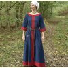 Karnevalový kostým Outfit4Events Ranně středověké Isabel modro-červená