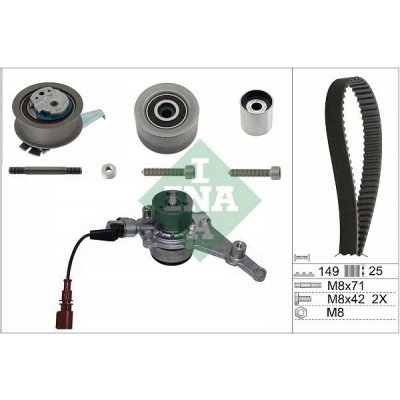 Vodní pumpa + sada ozubeného řemene Schaeffler INA 530 0835 30 | Zboží Auto