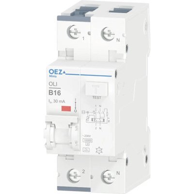 OEZ OLI-16B-1N-030A 16 A 30 mA 2 pólový – Zboží Mobilmania