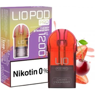 Lio Pod Pro Cherry Strawberry 0 mg 1200 potáhnutí – Sleviste.cz