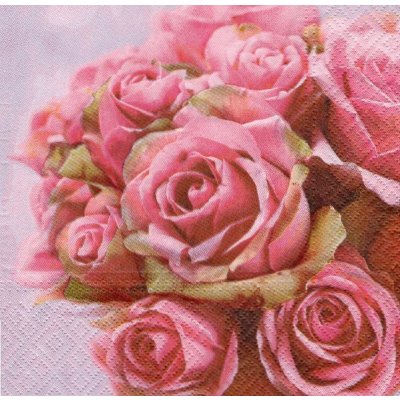 Ubrousky 33x33 cm Růže - 20ks – Zbozi.Blesk.cz