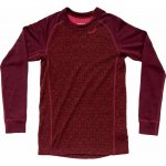 Devold DUO ACTIVE MERINO SHIRT JR Dětské termo triko vínová – Hledejceny.cz