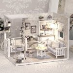 Aga Retro model dřevěného domečku pro panenky DIY 3013 – Zboží Dáma