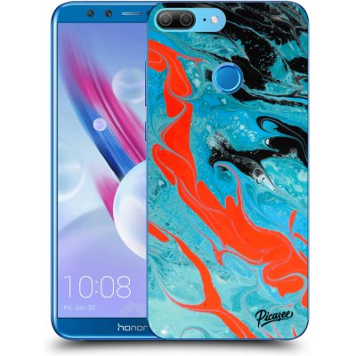 Picasee silikonový Honor 9 Lite - modré Magma čiré – Zboží Mobilmania