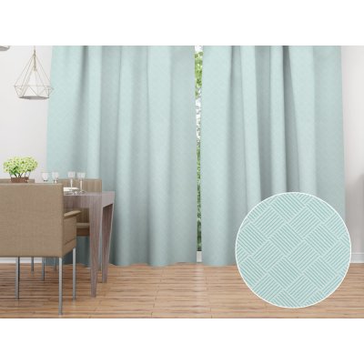 Biante Dekorační závěs Milano TF-050 - světle mentolový 150x200 cm – Hledejceny.cz