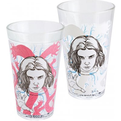 CurePink Proměňovací sklenice Stranger Things Eleven 450 ml – Zboží Mobilmania