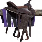 WESTRIDE Westernová podsedlová deka Navajo Cotton fialová černá bílá – Zboží Dáma