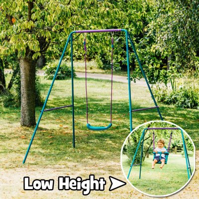 PLUM Set kovových houpaček 2v1 modrá – Zboží Dáma