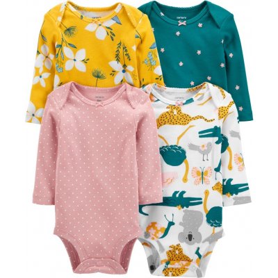 CARTER'S Body dl. rukáv Floral dívka 4ks – Zboží Dáma