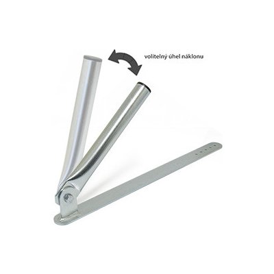 Držák antény pod střešní tašku s náklonem -600-zinek Galva – Sleviste.cz