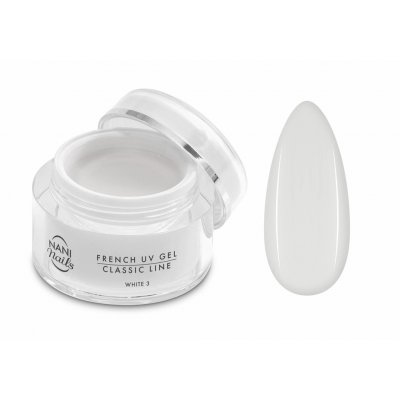 NANI UV gel Classic Line White 3 15 ml – Zboží Mobilmania