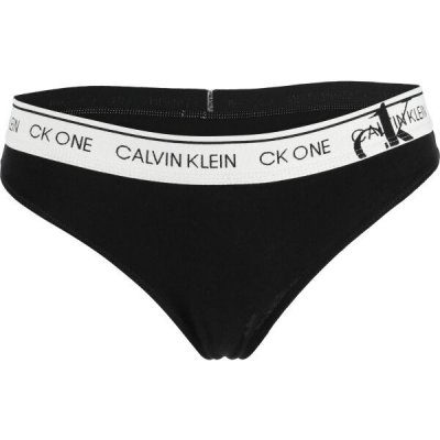 Calvin Klein FADED GLORY-THONG Dámská tanga černá