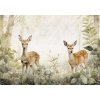 Tapety Postershop Fototapeta vliesová: For children Forest Roe Deer - 416x254 cm