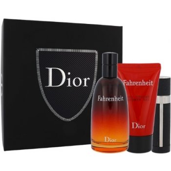 Christian Dior Fahrenheit EDT 100 ml + sprchový gel 50 ml + EDT 3 ml dárková sada