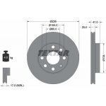 Brzdový kotouč TEXTAR 92029603