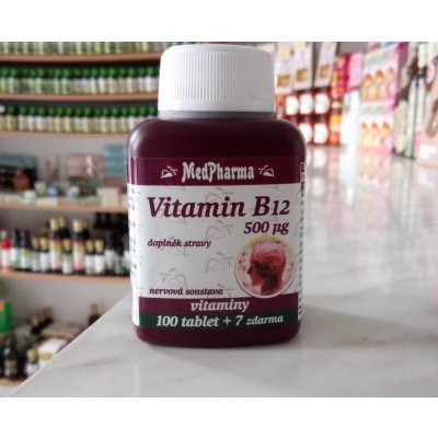 MedPharma Vitamín B12 50 mg 107 tablet – Hledejceny.cz