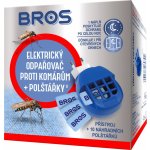 Bros Elektrický odpařovač proti komárům + polštářky 10 kusů 06940 – Zboží Mobilmania