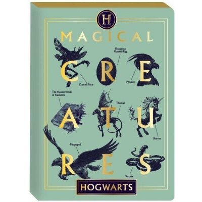 Half Moon Bay Harry Potter Zápisník - Magical creatures – Hledejceny.cz