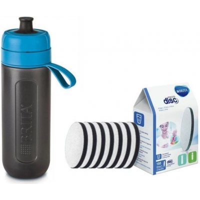 Brita Fill and Go Active 0,6 l modrá filtrační láhev vč. 7 ks filtru