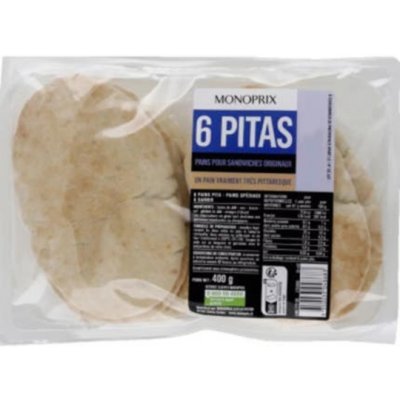 Monoprix Pita chléb 400 g – Zboží Dáma
