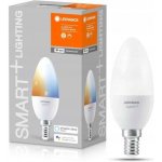 LEDVANCE Smart+ WIFI LED světelný zdroj, 4,9 W, 470 lm, teplá studená bílá, E14 – Hledejceny.cz