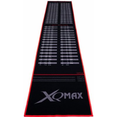 XQ MAX DART MAT FINISHES 60 cm černo-červená – Zboží Dáma