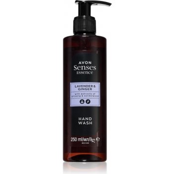 Avon Senses Essence Lavender & Ginger jemné tekuté mýdlo na ruce 250 ml