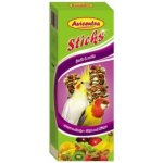Avicentra Sticks tyčinky ovocné ořechové pro malé papoušky 110 g – Hledejceny.cz