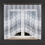 Dekorační oblouková krátká záclona na žabky JOANNA 160 bílá 330x160 cm MyBestHome – Hledejceny.cz