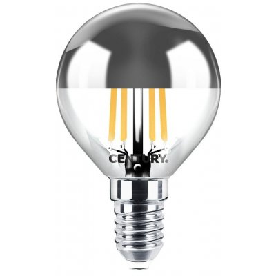 Century CEN INH1GSD-061427 FILAMENT LED INCANTO CHIARA SFERA SILVER DOME 6W E14 2700K DIM – Hledejceny.cz