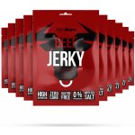 Sušené maso Beef Jerky - GymBeam Příchuť: teriyaki, Balení (g): 10 x 50 g – Zboží Dáma