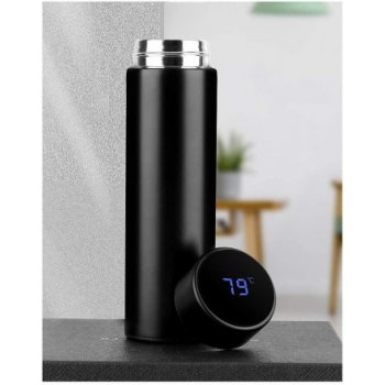 KIK Termohrnek SMART LCD stříbrný 500 ml