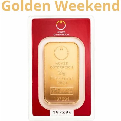 Münze Österreich zlatý slitek 50 g – Zboží Dáma