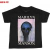 Dětské tričko ROCK OFF Tričko metal Marilyn Manson Halloween Painted Hollywood černá