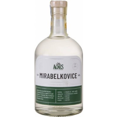 Agnes Mirabelkovice Nancyjsk pravá špendlíkovice 45% kosher 0,5 l (holá láhev) – Zboží Dáma