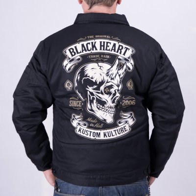 Black Heart Devil Skull Lined 0030045BLK black – Hledejceny.cz