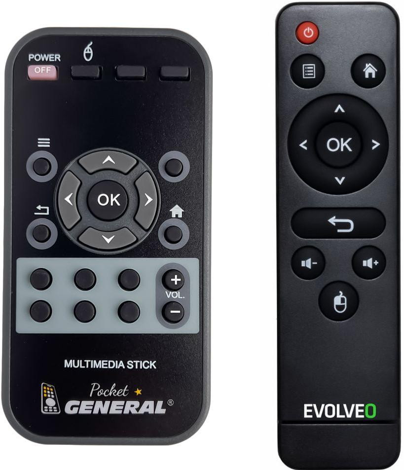 Dálkový ovladač General Evolveo MultiMedia Stick Y2, ANDSTK-Y2