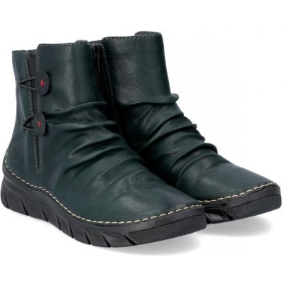 Rieker polokozačky 55052-54 zelená – Hledejceny.cz