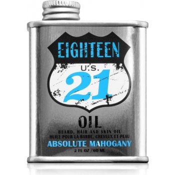 18.21 Man Made Absolute Mahogany olej na vousy, vlasy, pleť 60 ml