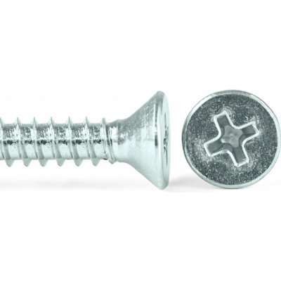 Šroub do plechu ZnB, zapuštěná hlava, DIN 7982 - 2.9x19 – Zboží Mobilmania