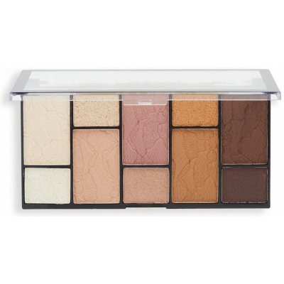Makeup Revolution Reloaded paletka očních stínů Neutral Charm 24,5 g – Zboží Dáma
