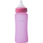 Bo Jungle skleněná láhev s úchyty B Thermo Pink 300ml