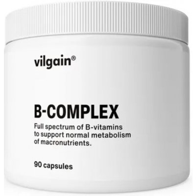 Vilgain Komplex vitamínů B plné spektrum 90 kapslí – Hledejceny.cz