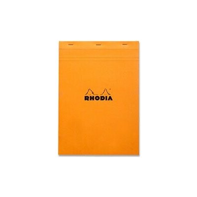 Rhodia Basic šitý blok A4 čtverečkovaný oranžový 80 listů – Zboží Mobilmania